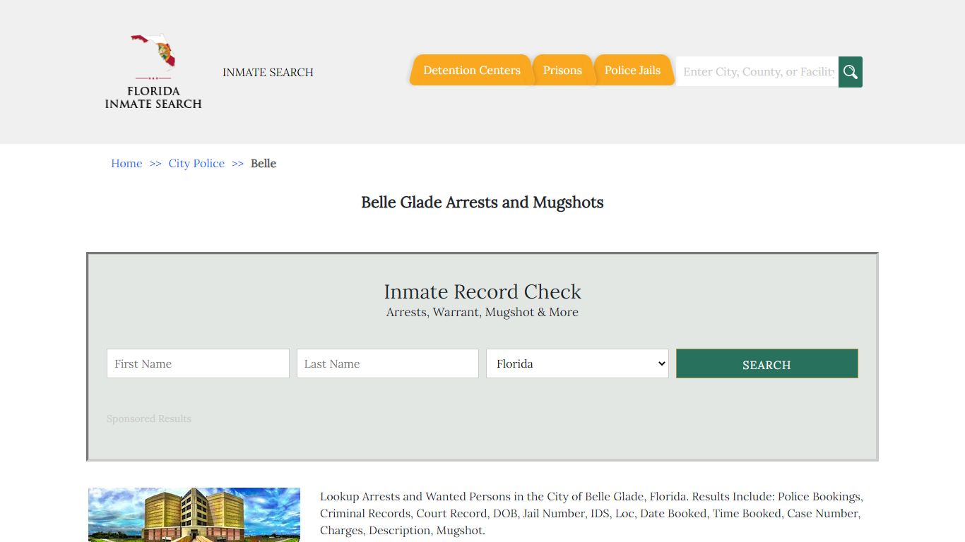 Belle Glade Arrests and Mugshots | Florida Inmate Search